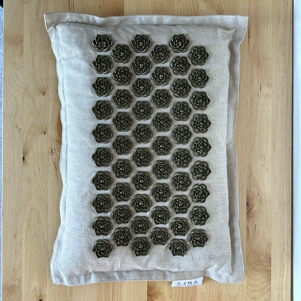 AJNA Wellbeing Acupressure Pillow, Lotus Flowers